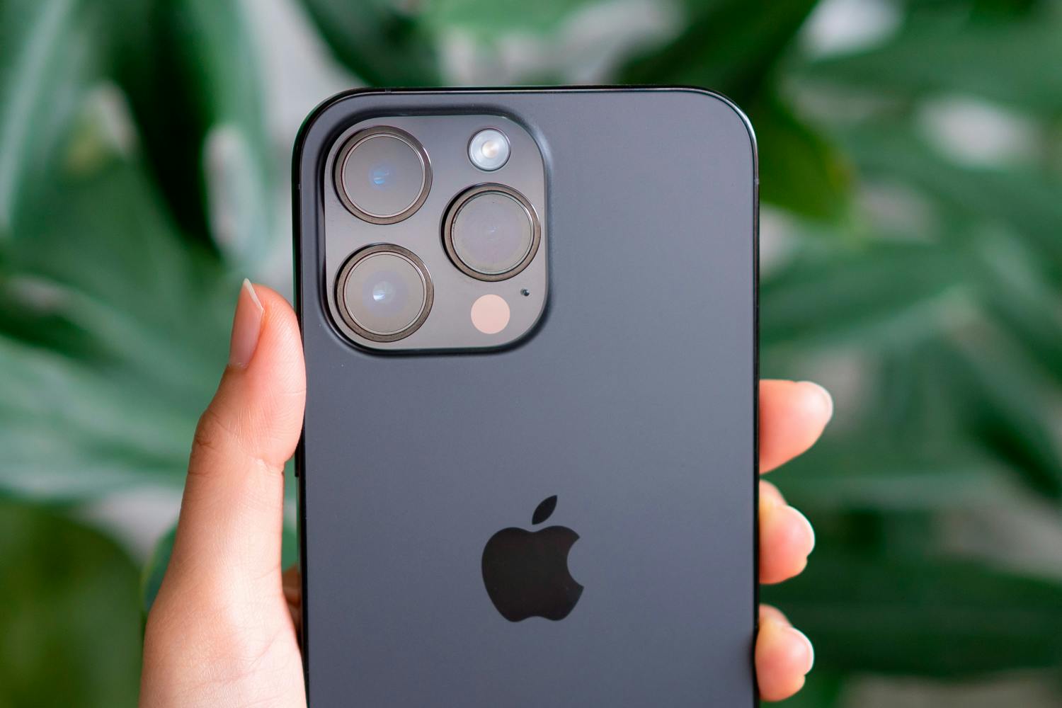 iPhone. Udover tre kameraer er der blitz og LiDAR-scanner bagpå de dyreste iPhone-modeller.